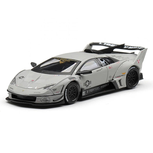 [預購] 1/64 Mini GT 林寶堅尼 LB-Silhouette WORKS MURCIELAGO GT Evo Fighter