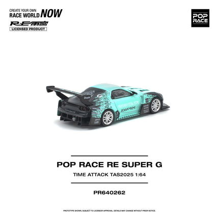 [預購] 1:64 POP Race RE SUPER G TIME ATTACK TAS 2025 PR640262