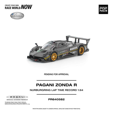 [預購] 1:64 POP Race 帕加尼 Zonda R 紐柏林賽道紀錄款