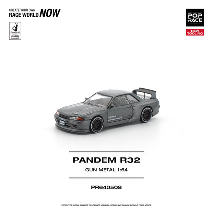 1:64 POP Race 合金車仔模型 - PANDEM R32 - 炮銅色