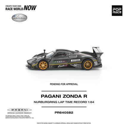 [預購] 1:64 POP Race 帕加尼 Zonda R 紐柏林賽道紀錄款