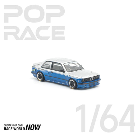 [預訂] 1:64 POP Race PANDEM E30 銀色 全新模具