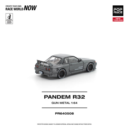 1:64 POP Race 合金車仔模型 - PANDEM R32 - 炮銅色