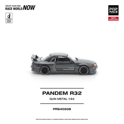 1:64 POP Race 合金車仔模型 - PANDEM R32 - 炮銅色