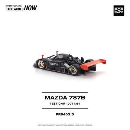 1:64 POP Race Diecast Model Car - MAZDA 787B 1991 TEST CAR