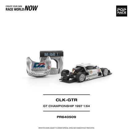 [Pre-Order] 1:64 POP Race PR640509 MERCEDES-BENZ AMG CLK GTR FIA GT CHAMPIONSHIP 1997 （8.10）