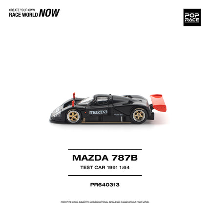 1:64 POP Race Diecast Model Car - MAZDA 787B 1991 TEST CAR