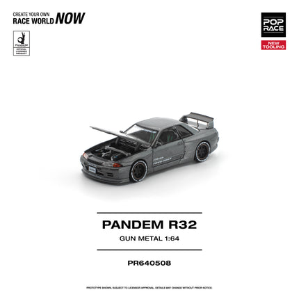 1:64 POP Race 合金車仔模型 - PANDEM R32 - 炮銅色