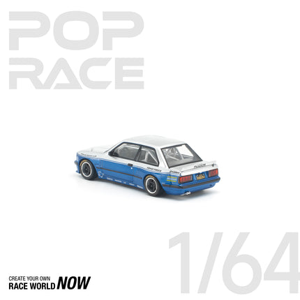 [預訂] 1:64 POP Race PANDEM E30 銀色 全新模具