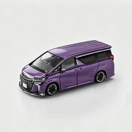 [Pre-Order] 1:64 MODEL MODEL Toyota Alphard customized Version Andrea Metallic Purple（8.14）