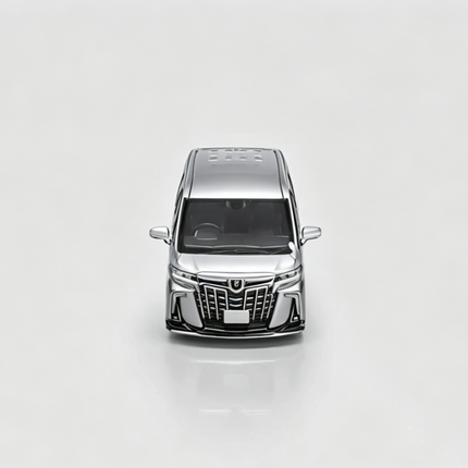 [Pre-Order] 1:64 MODEL MODEL Toyota Alphard customized Version Liquid Metallic Silver（8.14）