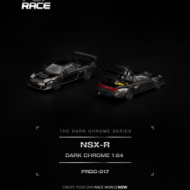 [Pre-Order] 1:64 POP Race NSX-R DARK CHROME（10.5）