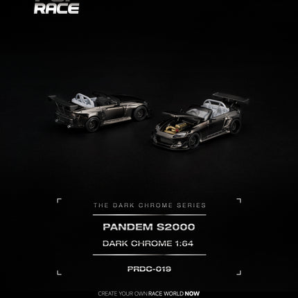 [Pre-Order] 1:64 POP Race PANDEM S2000 DARK CHROME（10.5）