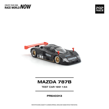 1:64 POP Race Diecast Model Car - MAZDA 787B 1991 TEST CAR