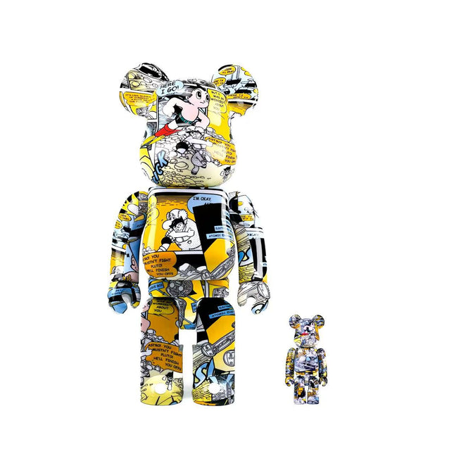 BEARBRICK 小飛俠阿童木 彩色版 100% & 400%