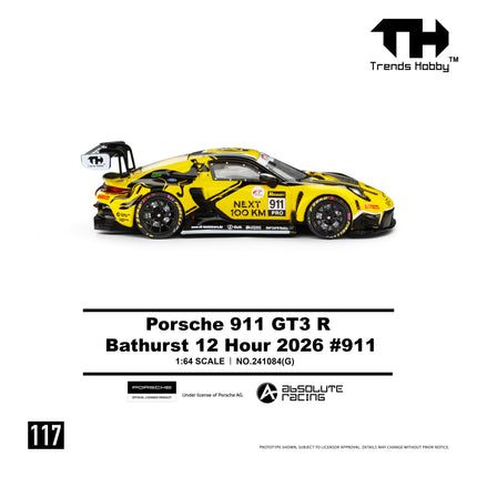 Trends Hobby 1:64 Porsche 911 GT3 R Bathurst 12 Hour 2026 #911
