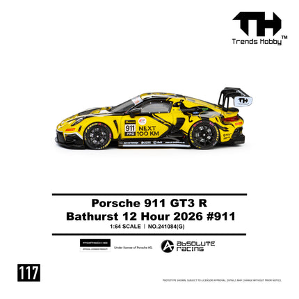Trends Hobby 1:64 Porsche 911 GT3 R Bathurst 12 Hour 2026 #911