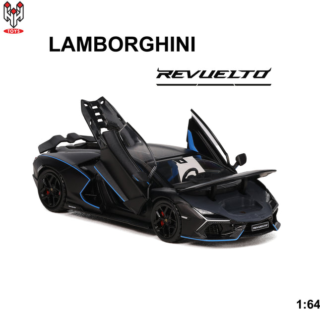 HungHing TOYS 1/64  Lamborghini Revuelto  (Black)