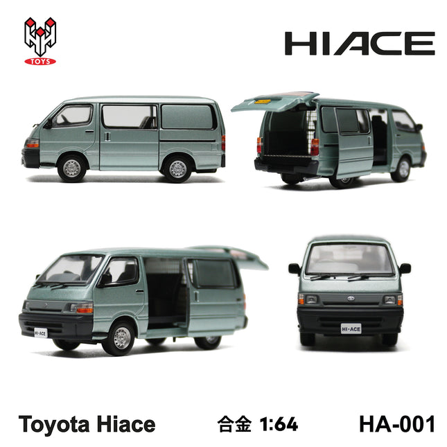 [Pre-Order] HungHing TOYS TOYOTA Hiace 1/64 (9.30)