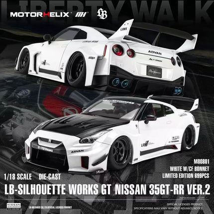 [Pre-Order] MOTORHELIX LB-SILHOUETTE WORKS GT NISSAN 35GT-RR VER.2
