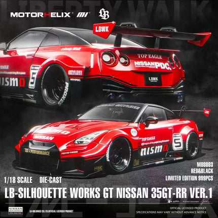 [Pre-Order] MOTORHELIX LB-SILHOUETTE WORKS GT NISSAN 35GT-RR VER.1