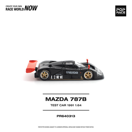 1:64 POP Race Diecast Model Car - MAZDA 787B 1991 TEST CAR