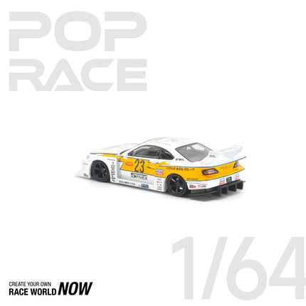 [預購] 1:64 POP Race LB SUPER SILHOUETTE S15 SILVIA 白色 全新開模