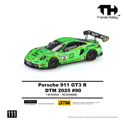 [Pre-Order] Trends Hobby 1:64 - Porsche 911 GT3 R - DTM 2025 #90（8.7）