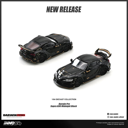 [Pre-Order] INNO 1/64 DARWIN PRO Supra A90 Gloss Black