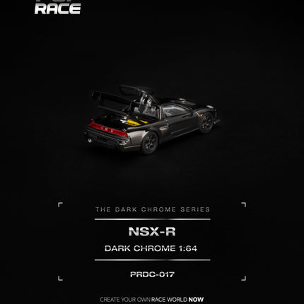 [Pre-Order] 1:64 POP Race NSX-R DARK CHROME（10.5）