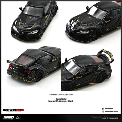 [Pre-Order] INNO 1/64 DARWIN PRO Supra A90 Gloss Black