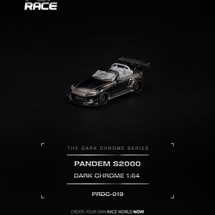 [Pre-Order] 1:64 POP Race PANDEM S2000 DARK CHROME（10.5）