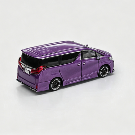 [Pre-Order] 1:64 MODEL MODEL Toyota Alphard customized Version Andrea Metallic Purple（8.14）