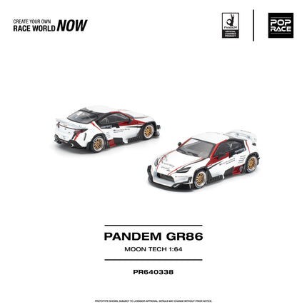 [Pre-Order] 1:64 POP Race PANDEM GR 86 MOONTECH PR640338 （9.10）