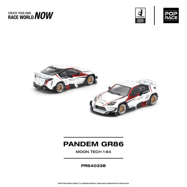 [Pre-Order] 1:64 POP Race PANDEM GR 86 MOONTECH PR640338 （9.10）