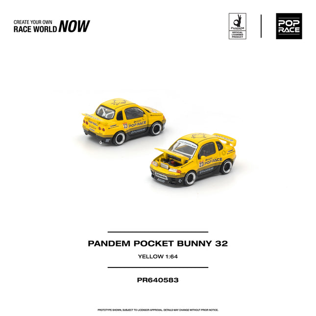 [PREORDER] POPRACE PANDEM POCKET BUNNY 32 YELLOW