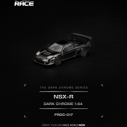 [Pre-Order] 1:64 POP Race NSX-R DARK CHROME（10.5）
