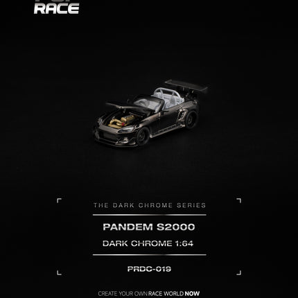 [Pre-Order] 1:64 POP Race PANDEM S2000 DARK CHROME（10.5）