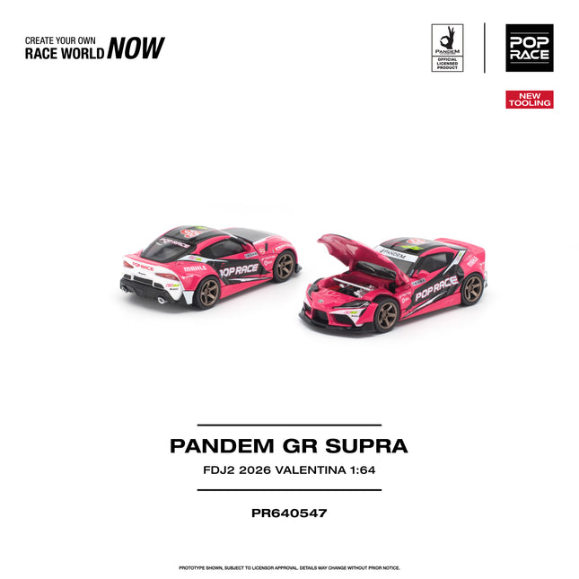 [Pre-Order] 1:64 POP Race PANDEM GR SUPRA FDJ2 VALENTINA PIAZ（9.29）