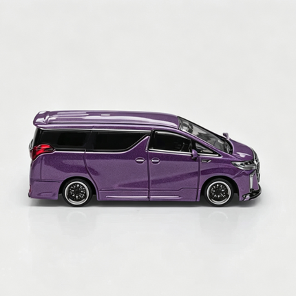 [Pre-Order] 1:64 MODEL MODEL Toyota Alphard customized Version Andrea Metallic Purple（8.14）