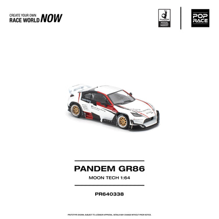 [Pre-Order] 1:64 POP Race PANDEM GR 86 MOONTECH PR640338 （9.10）