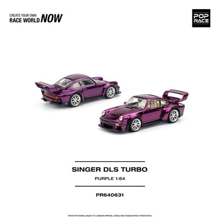 [Pre-Order] 1:64 POP Race PR640631 SINGER DLS TURBO PURPLE（10.26）