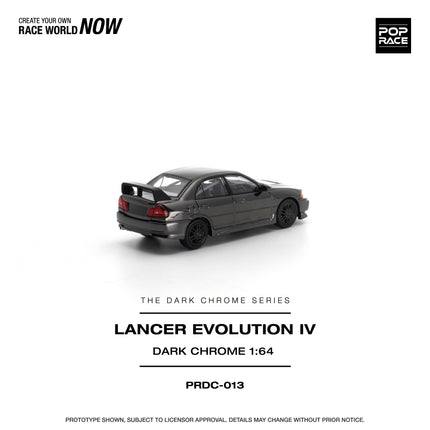 [Pre-Order] 1:64 POP Race LANCER EVOLUTION IV DARK CHROM