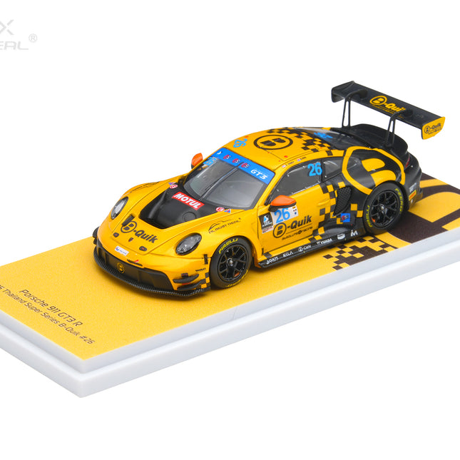 [Pre-Order] AR Box 1:64 - Porsche 992 GT3 R - 2025 Thailand Super Series B-Quik Absolute Racing #26 - Metallic Yellow Livery