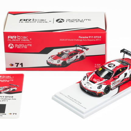 [Pre-Order] 1:64 AR Porsche 911 GT3 R 2025 GT World Challenge Asia Okayama #911 （8.30）