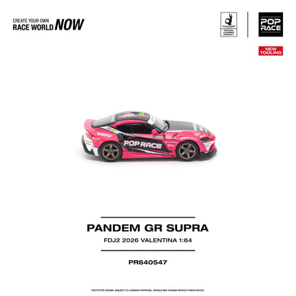 [Pre-Order] 1:64 POP Race PANDEM GR SUPRA FDJ2 VALENTINA PIAZ（9.29）