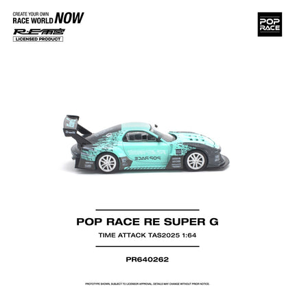 [預購] 1:64 POP Race RE SUPER G TIME ATTACK TAS 2025 PR640262