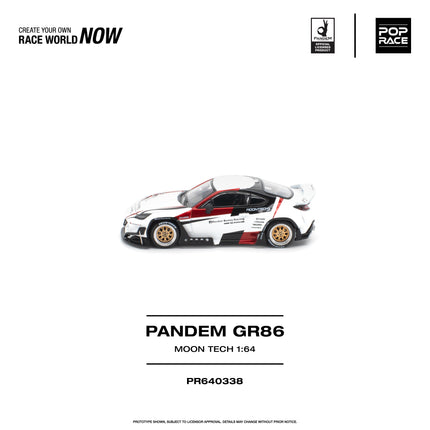 [Pre-Order] 1:64 POP Race PANDEM GR 86 MOONTECH PR640338 （9.10）