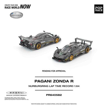 [預購] 1:64 POP Race 帕加尼 Zonda R 紐柏林賽道紀錄款