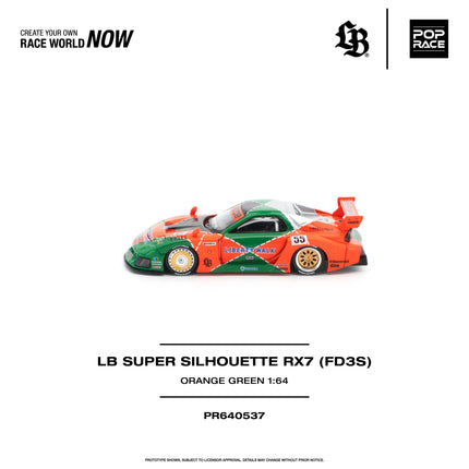 [Pre-Order] 1:64 POP Race LB SUPER SILHOUETTE RX7 (FD3S)PR640537 （9.10）